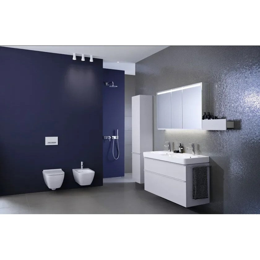 500.356.00.1 Geberit Smyle Square 118 x 47 cm omarica za dvojni umivalnik