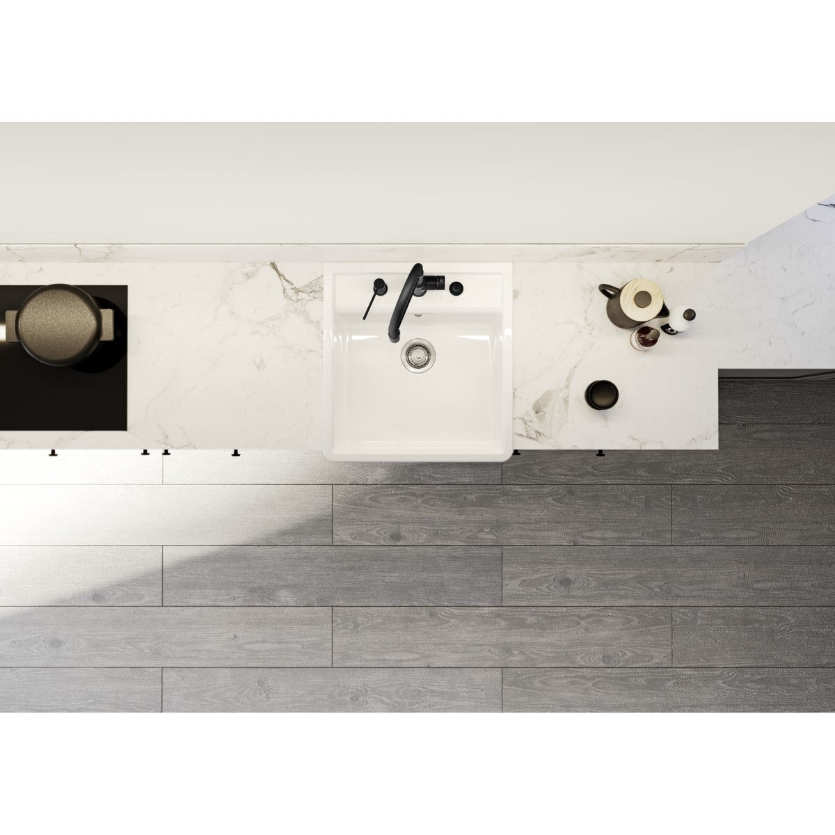 514486 Blanco Panor 60 60x63 cm keramično pomivalno korito
