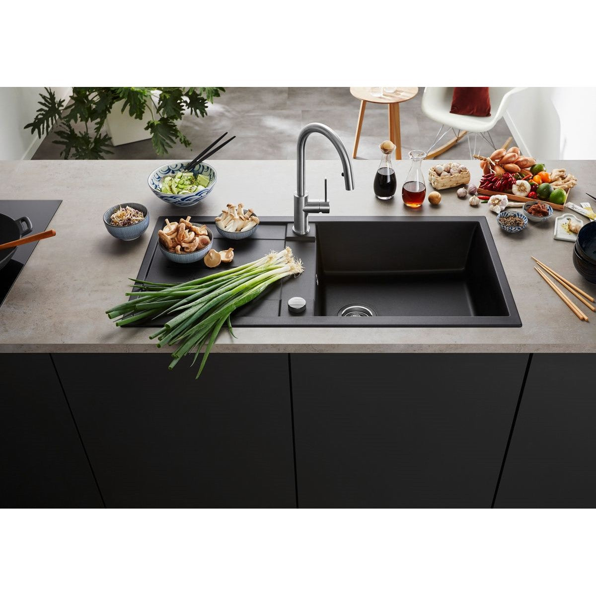 515286 Blanco Metra XL 6 S pomivalno korito iz umetnega kamna