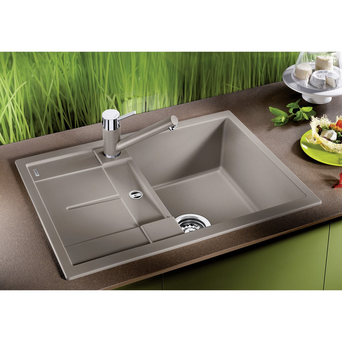 519569 Blanco Metra 45 S Compact pomivalno korito iz umetnega kamna