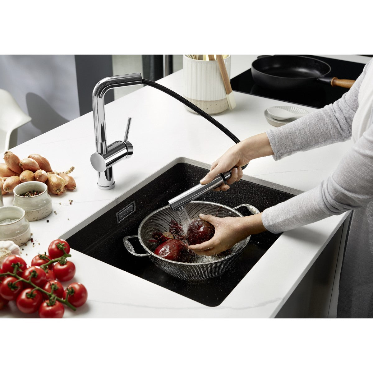 522228 Blanco Etagon 500-U 53x46 cm pomivalno korito iz umetnega kamna