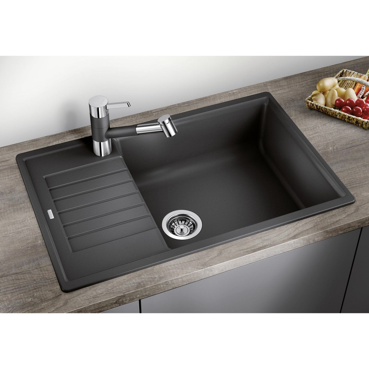 523277 Blanco Zia XL 6 S Compact pomivalno korito iz umetnega kamna