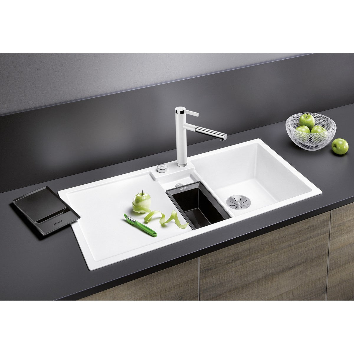 523345 Blanco Collectis 6 S pomivalno korito iz umetnega kamna