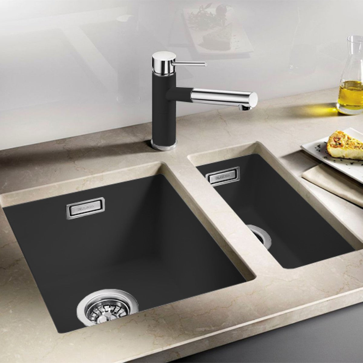 523407 Blanco Subline 320-U pomivalno korito iz umetnega kamna