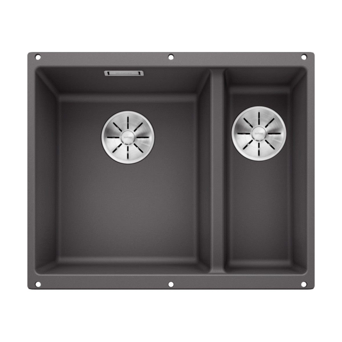 523549 Blanco Subline 340/160-U dvojno pomivalno korito iz umetnega kamna