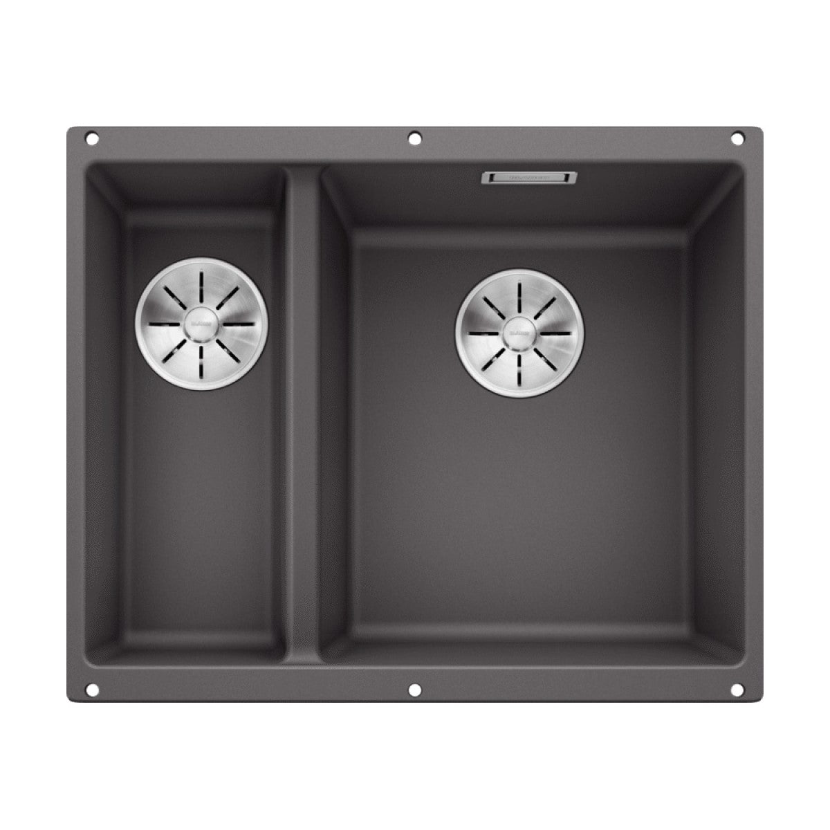 523559 Blanco Subline 340/160-U dvojno pomivalno korito iz umetnega kamna