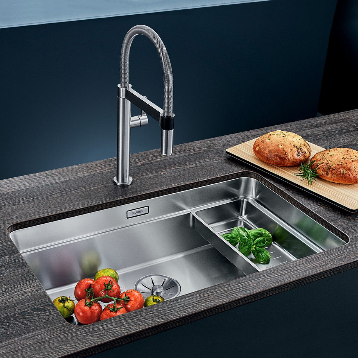 524270 Blanco Etagon 700-U pomivalno korito iz nerjavnega jekla