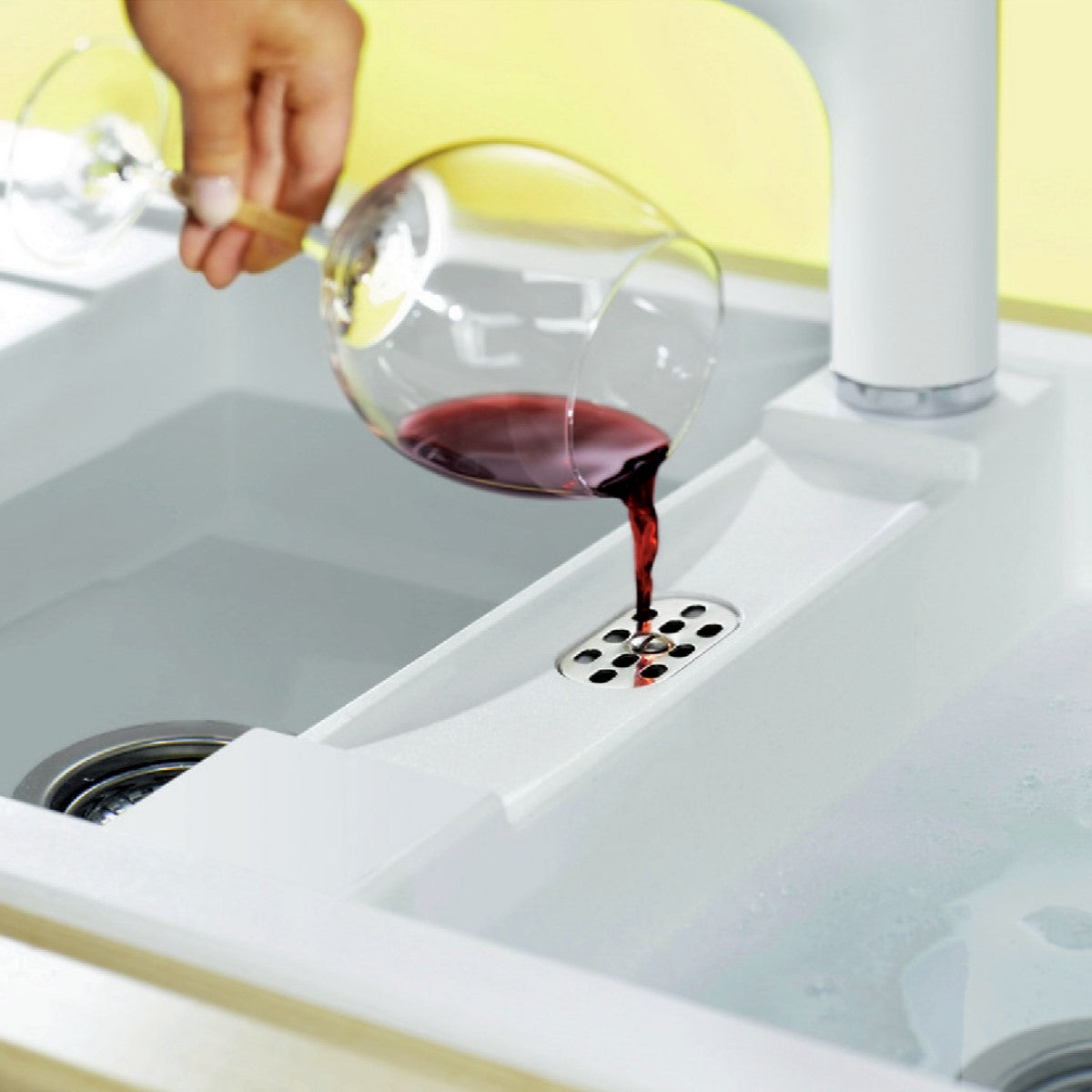 525934 Blanco Metra 8 S dvojno pomivalno korito iz umetnega kamna