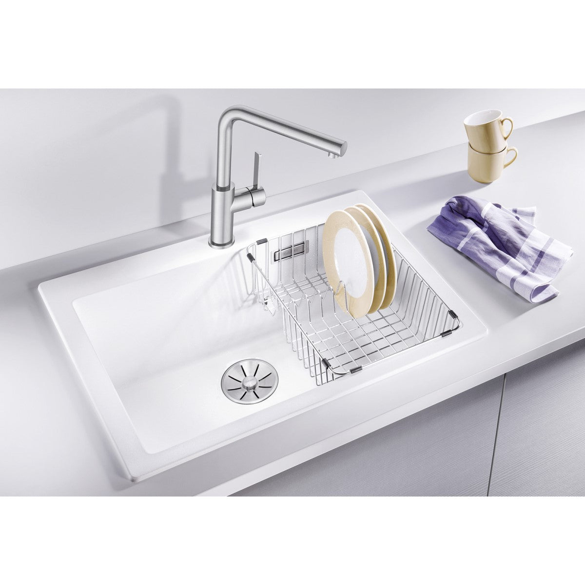 525953 Blanco Pleon 6 pomivalno korito iz umetnega kamna