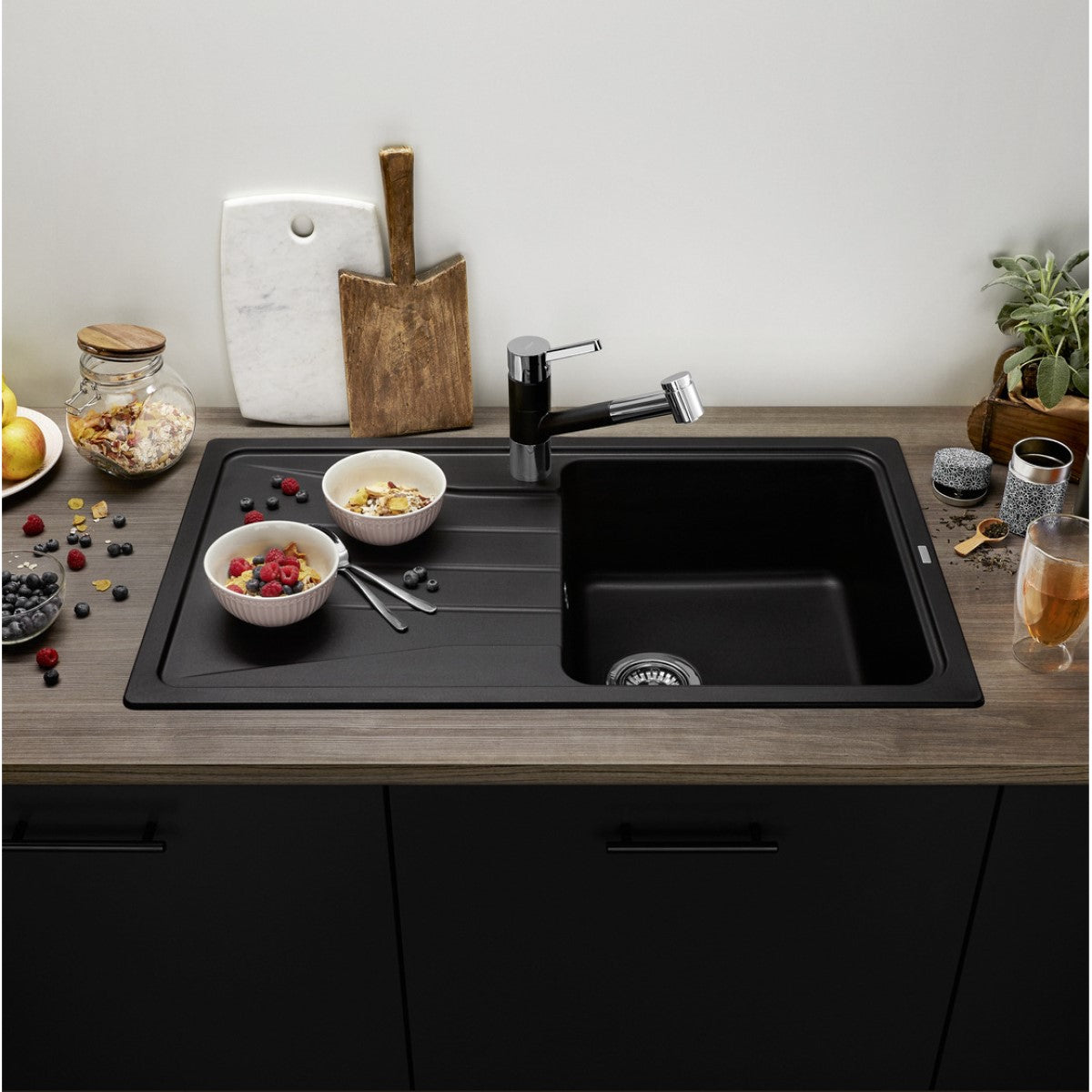 525972 Blanco Sona 5 S pomivalno korito iz umetnega kamna