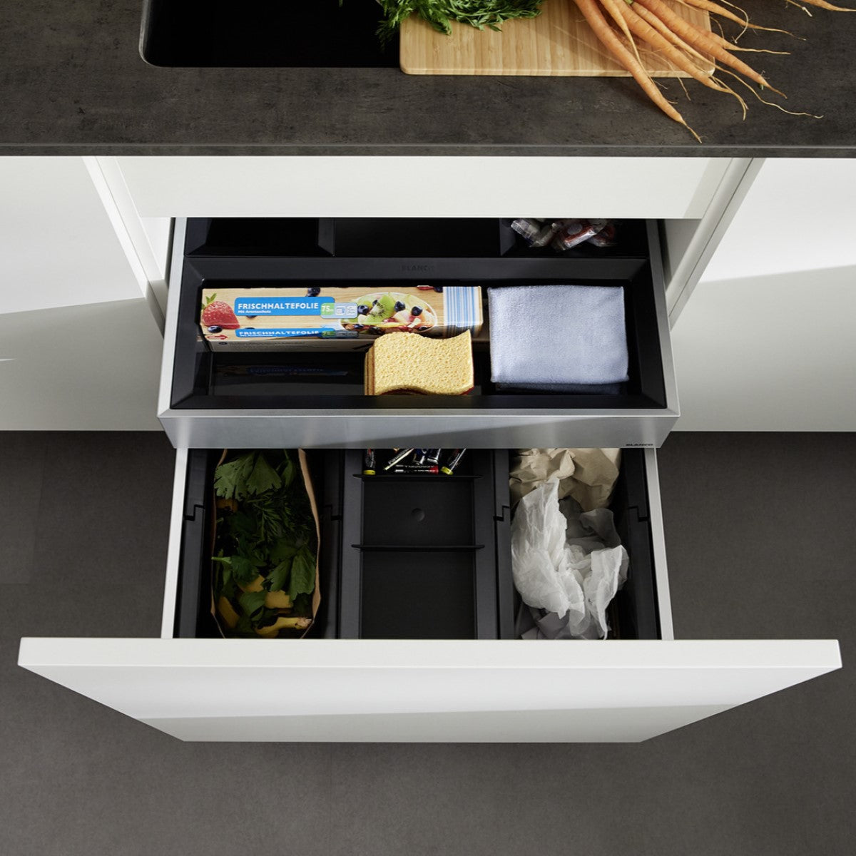 526209 Blanco Select II 60/3 Orga, 3 x 15l sorter odpadkov