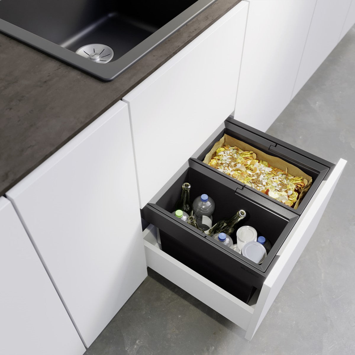 526639 Blanco Flexon II Low 50/2, 2 x 19 l sorter odpadkov