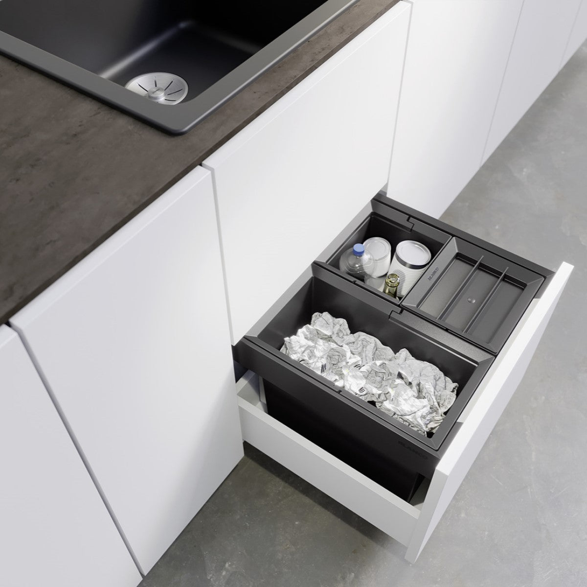 526640 Blanco Flexon II Low 50/3, 1 x 19l, 2 x 8l sorter odpadkov