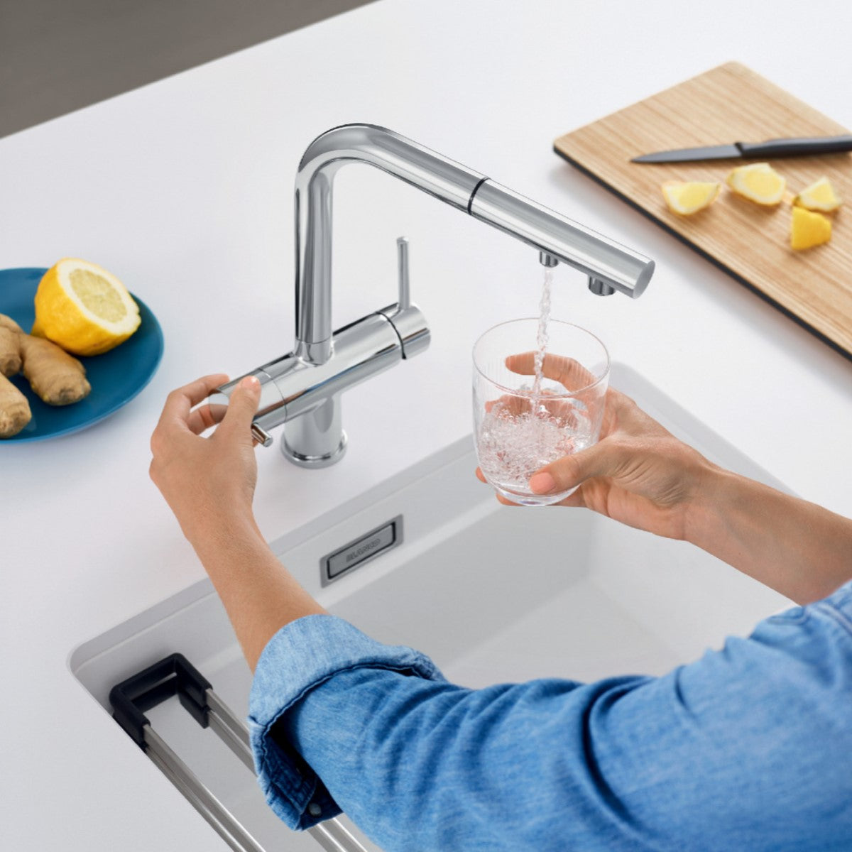 526694 Blanco Fontas-S II Filter izvlečna kuhinjska armatura s priključkom za vodni filter