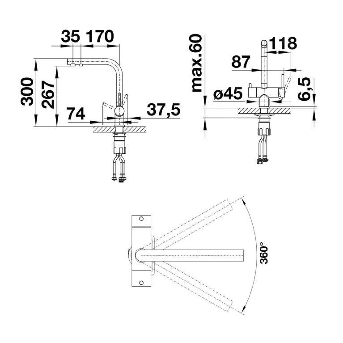526943 Blanco Fontas II Filter kuhinjska armatura s priključkom za vodni filter