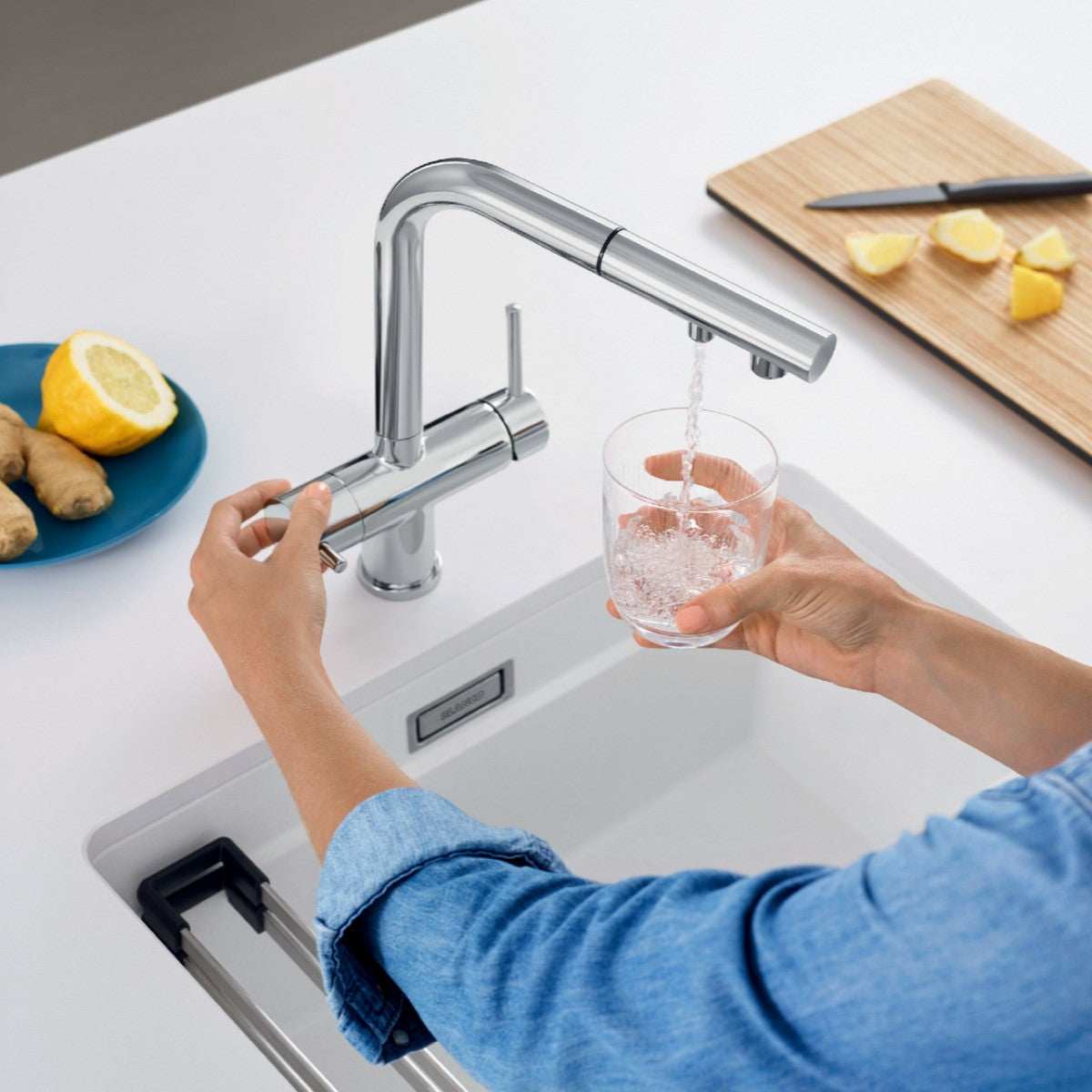 526947 Blanco Fontas-S II Filter izvlečna kuhinjska armatura s priključkom za vodni filter