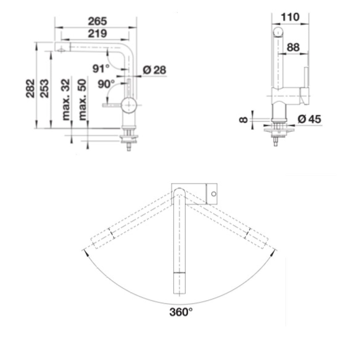 526961 Blanco Linus kuhinjska armatura