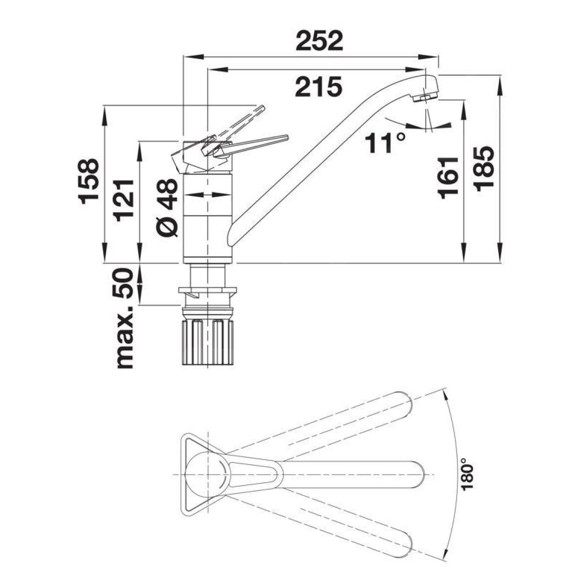 526981 Blanco Blancowega II kuhinjska armatura