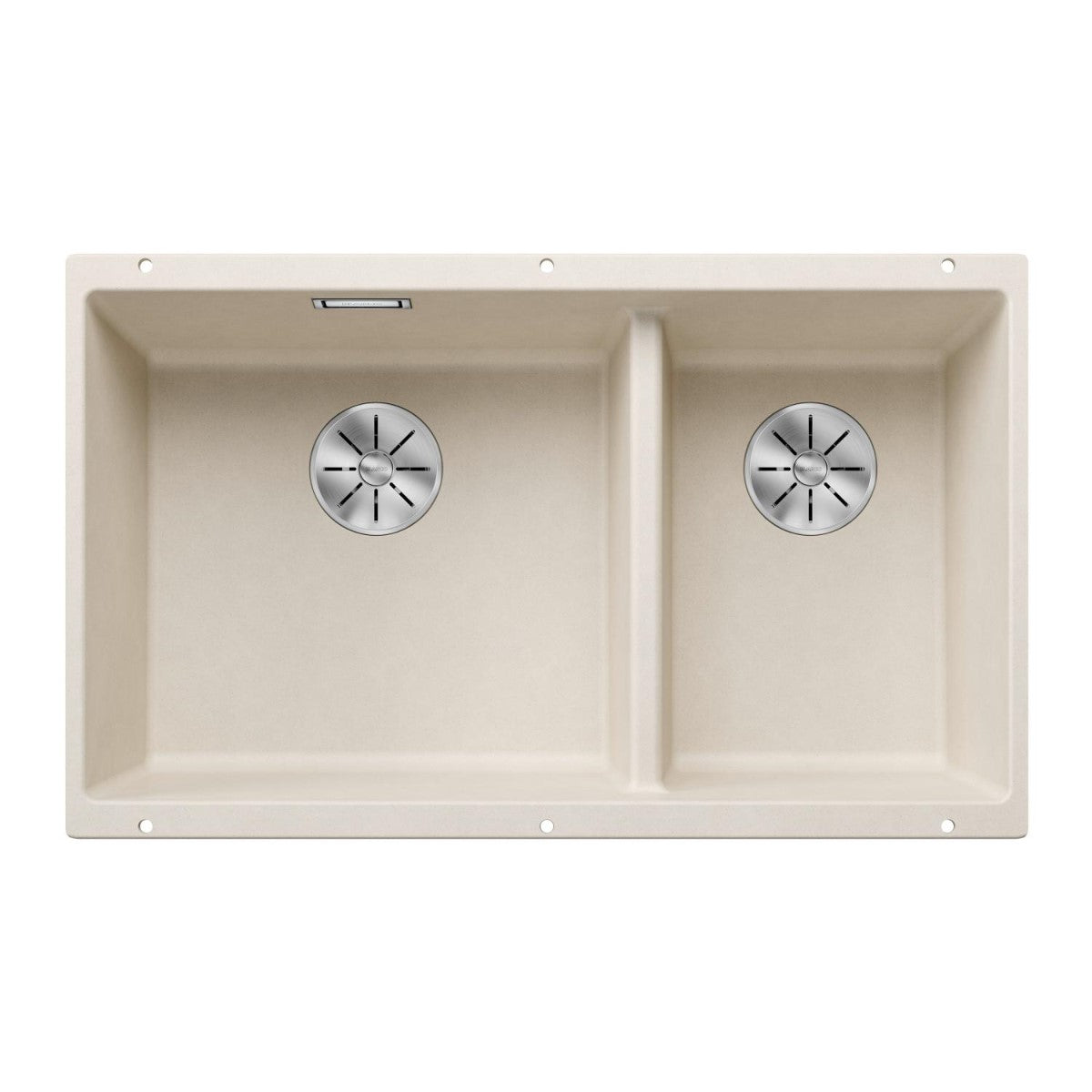 527167 Blanco Subline 430/270-U dvojno pomivalno korito iz umetnega kamna
