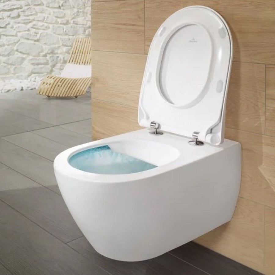 5614R201 Villeroy & Boch Subway 2.0 DirectFlush viseča brezrobna WC školjka z WC desko s počasnim zapiranjem