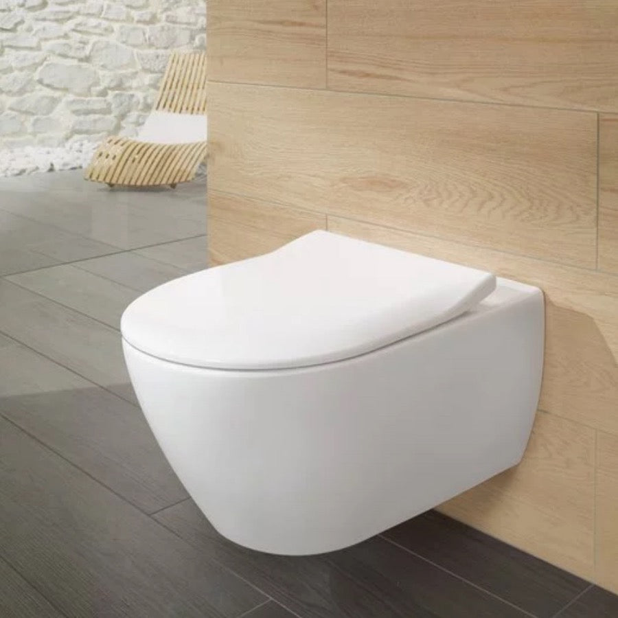 5614R201 Villeroy & Boch Subway 2.0 DirectFlush viseča brezrobna WC školjka z WC desko s počasnim zapiranjem