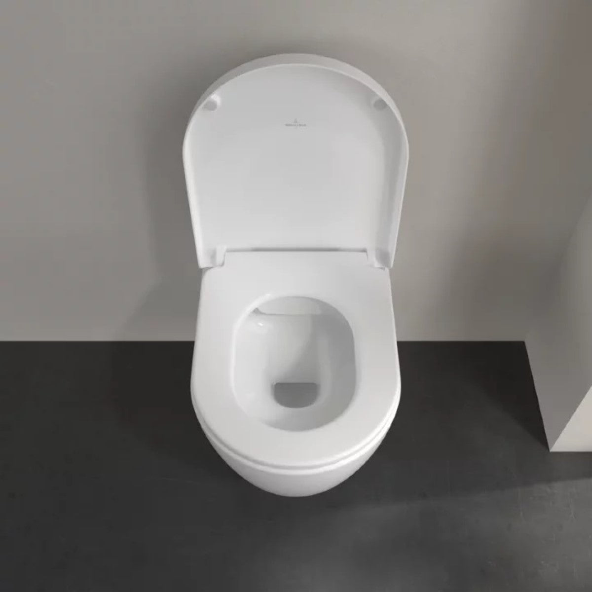 5656HR01 Villeroy & Boch Avento Combi-Pack viseča brezrobna WC školjka z WC desko s počasnim zapiranjem
