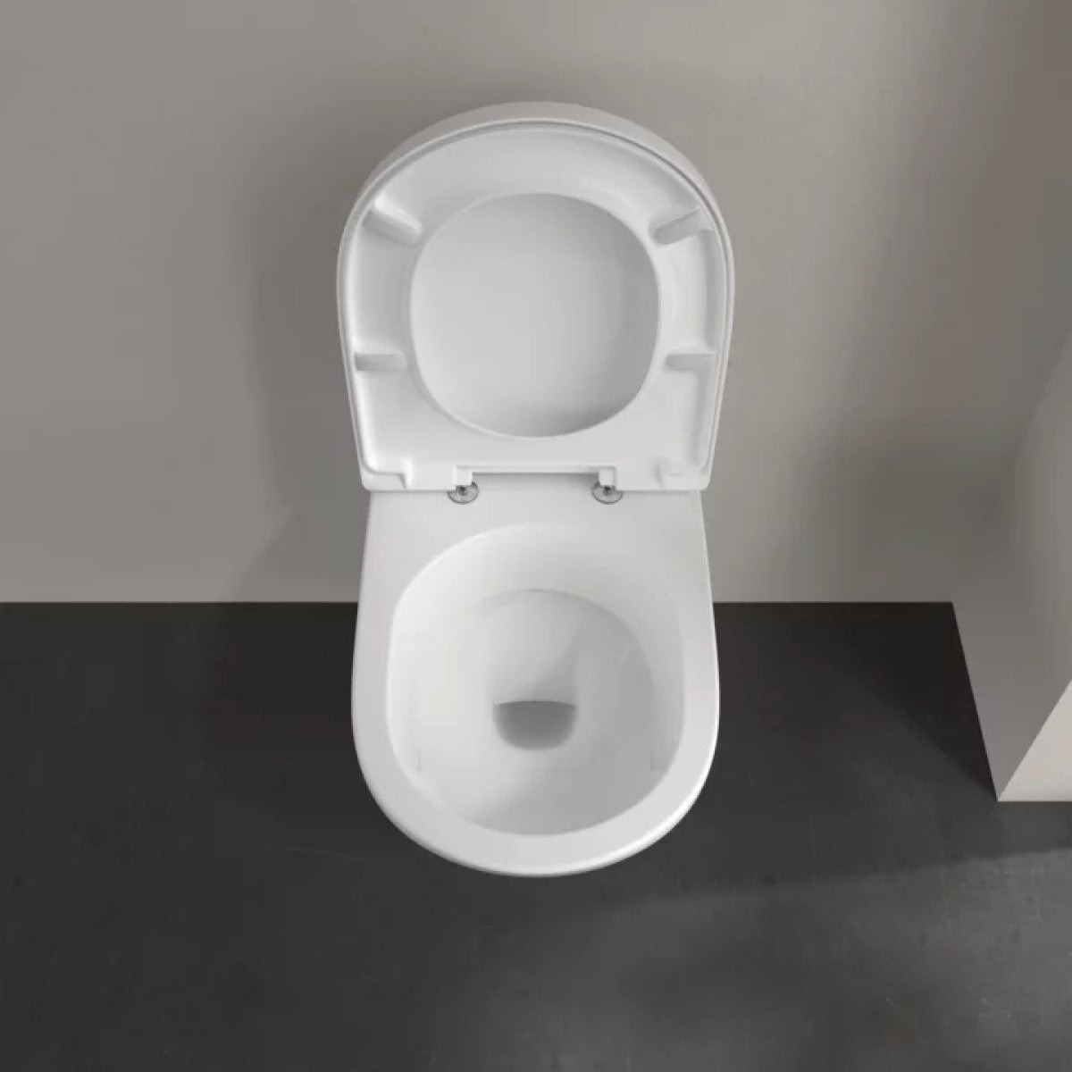 5660H101 Villeroy & Boch O.novo Combi-Pack viseča WC školjka z WC desko s počasnim zapiranjem