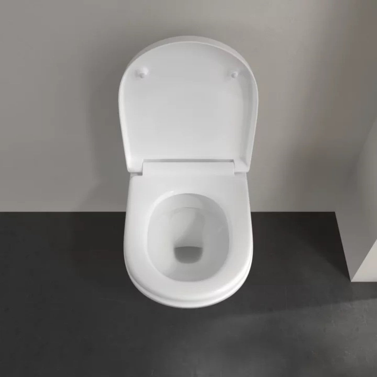 5660H101 Villeroy & Boch O.novo Combi-Pack viseča WC školjka z WC desko s počasnim zapiranjem