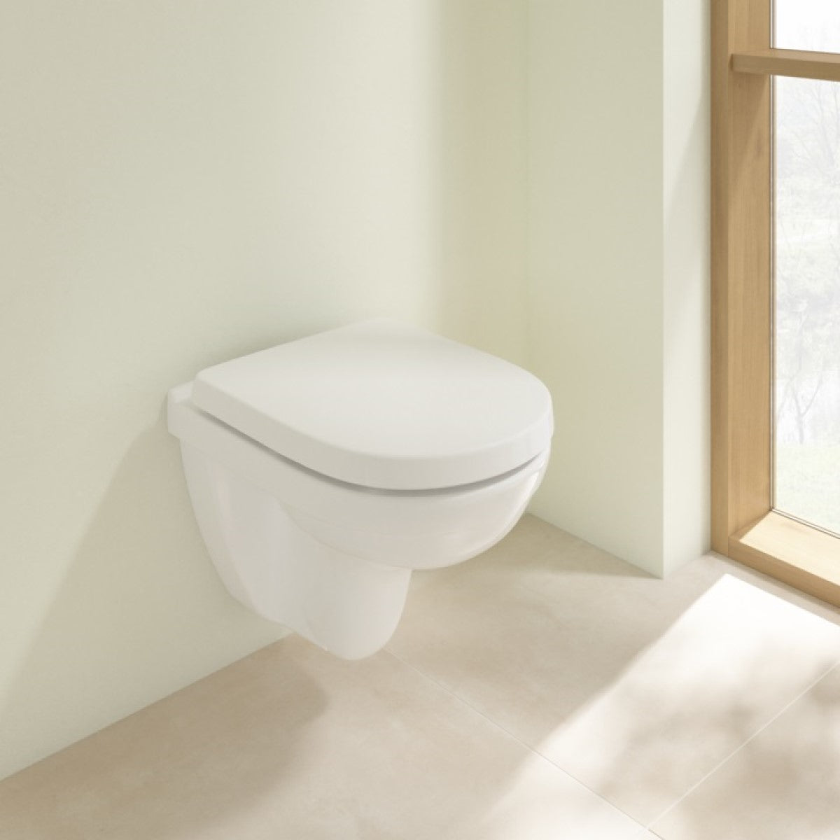 5688R001 Villeroy & Boch O.novo Compact bezrobna brezrobna viseča WC školjka