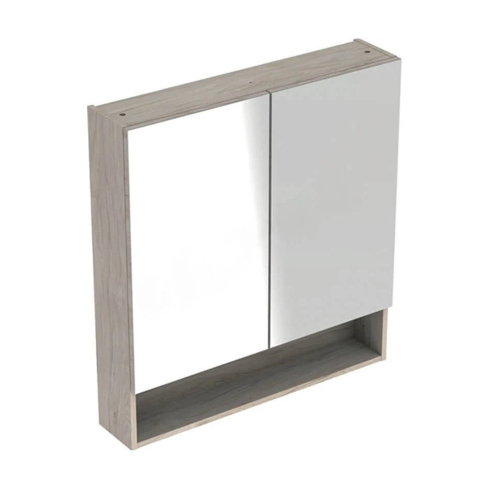 501.271.00.1 Geberit Selnova Square 79 x 85 cm omarica z ogledalom