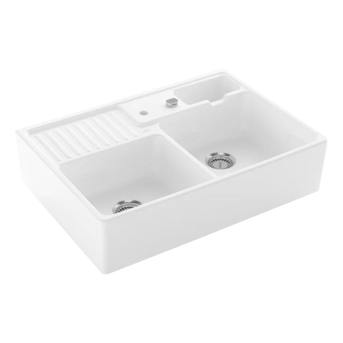 632392R1 Villeroy & Boch CeramicPlus 89,5 x 63 cm dvojno keramično pomivalno korito