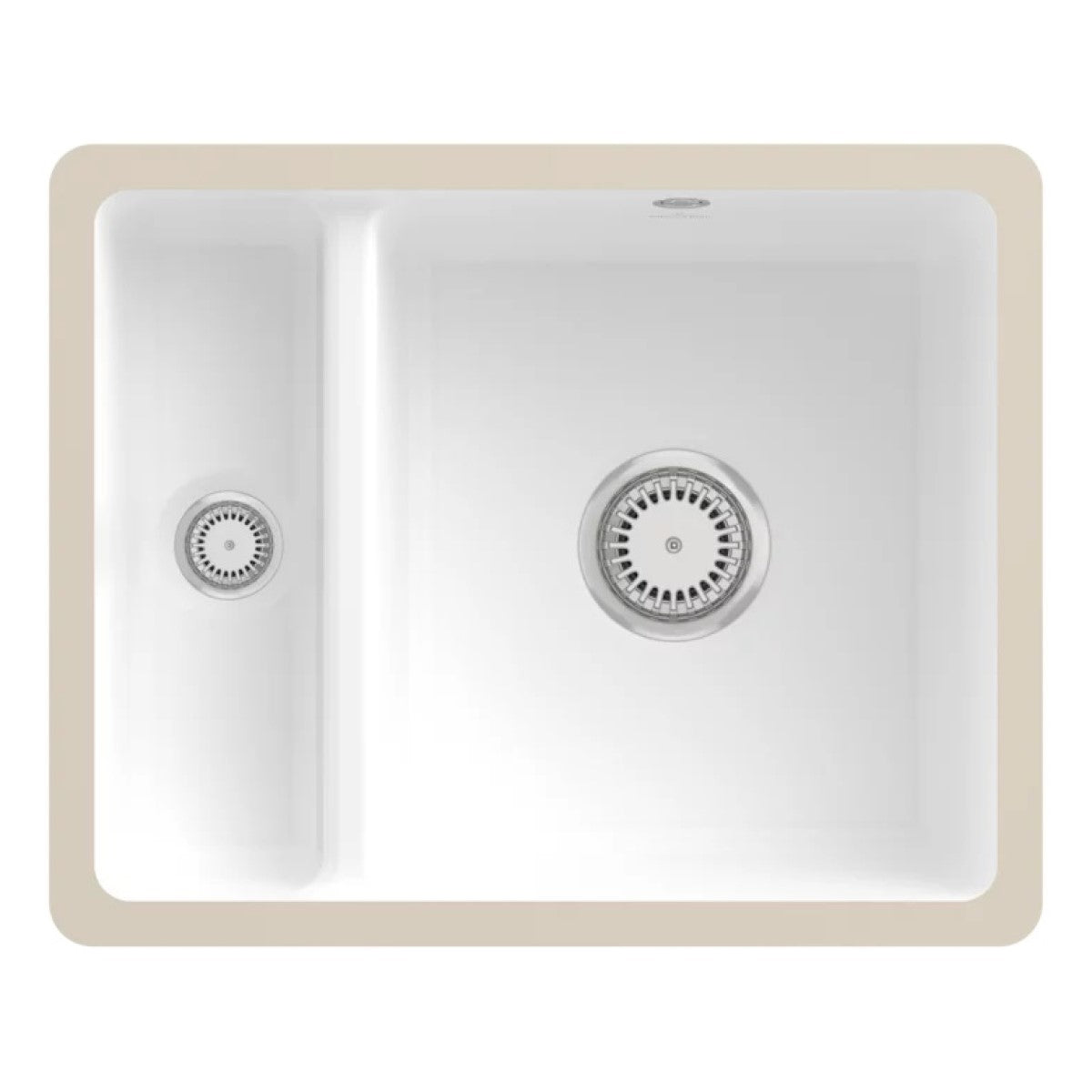 675801RW Villeroy & Boch Subway 60 XU CeramicPlus 54,5 x 44 cm dvojno keramično pomivalno korito