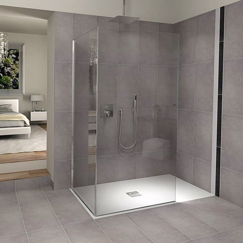 71563 Polysan Flexia 120 x 100 cm pravokotna tuš kad iz litega marmorja
