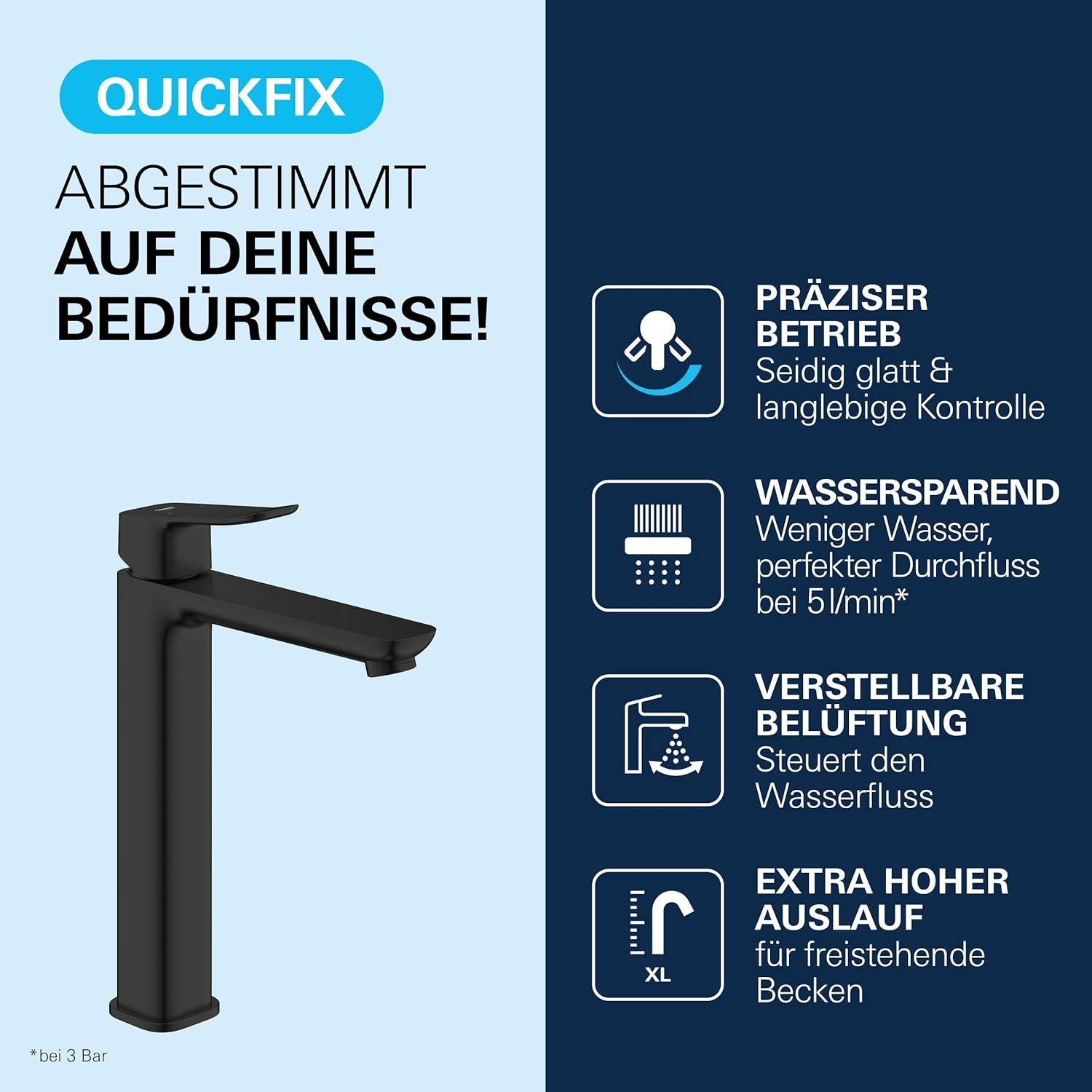 1018922430 Grohe Dice visoka armatura za umivalnik
