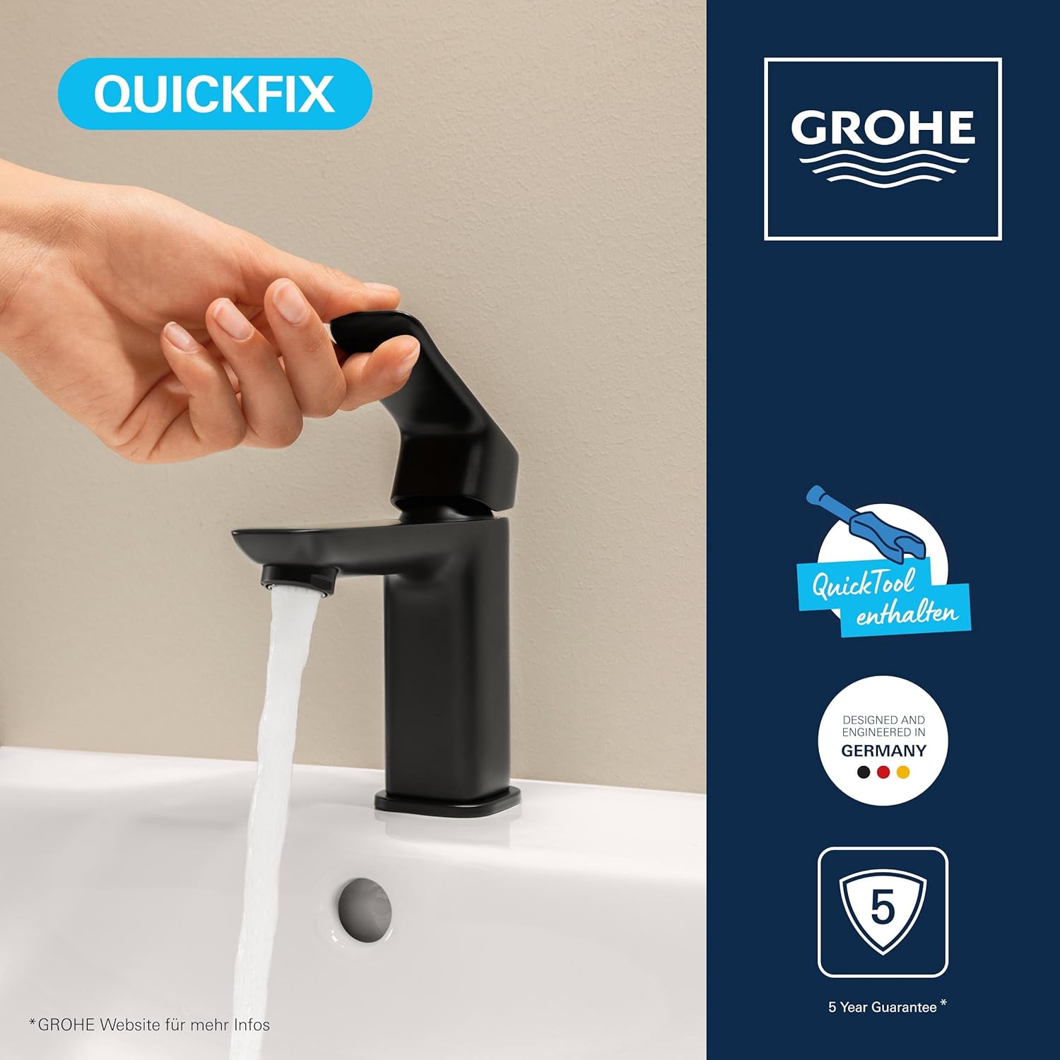 1018572430 Grohe Dice armatura za umivalnik