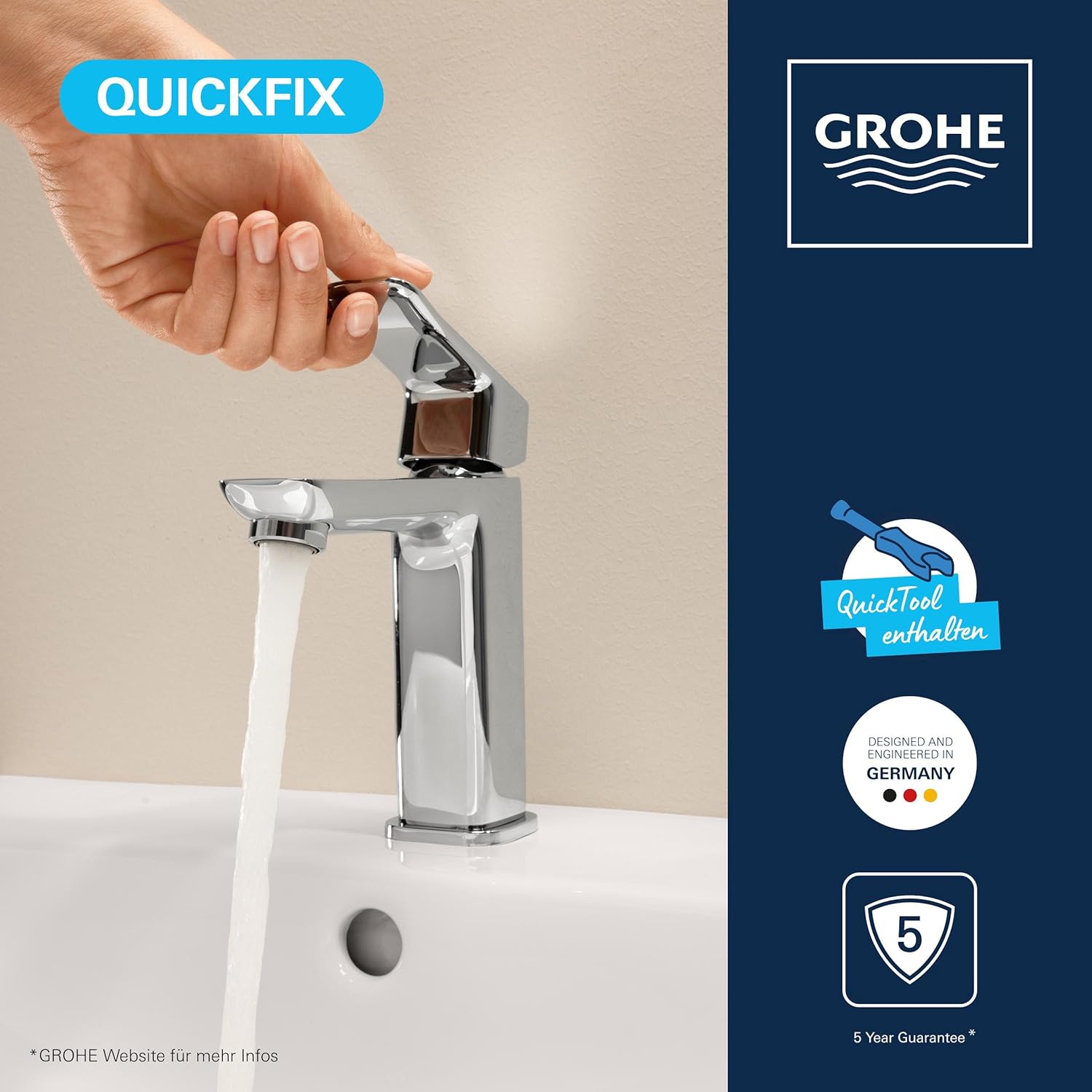 1018330000 Grohe Dice armatura za umivalnik