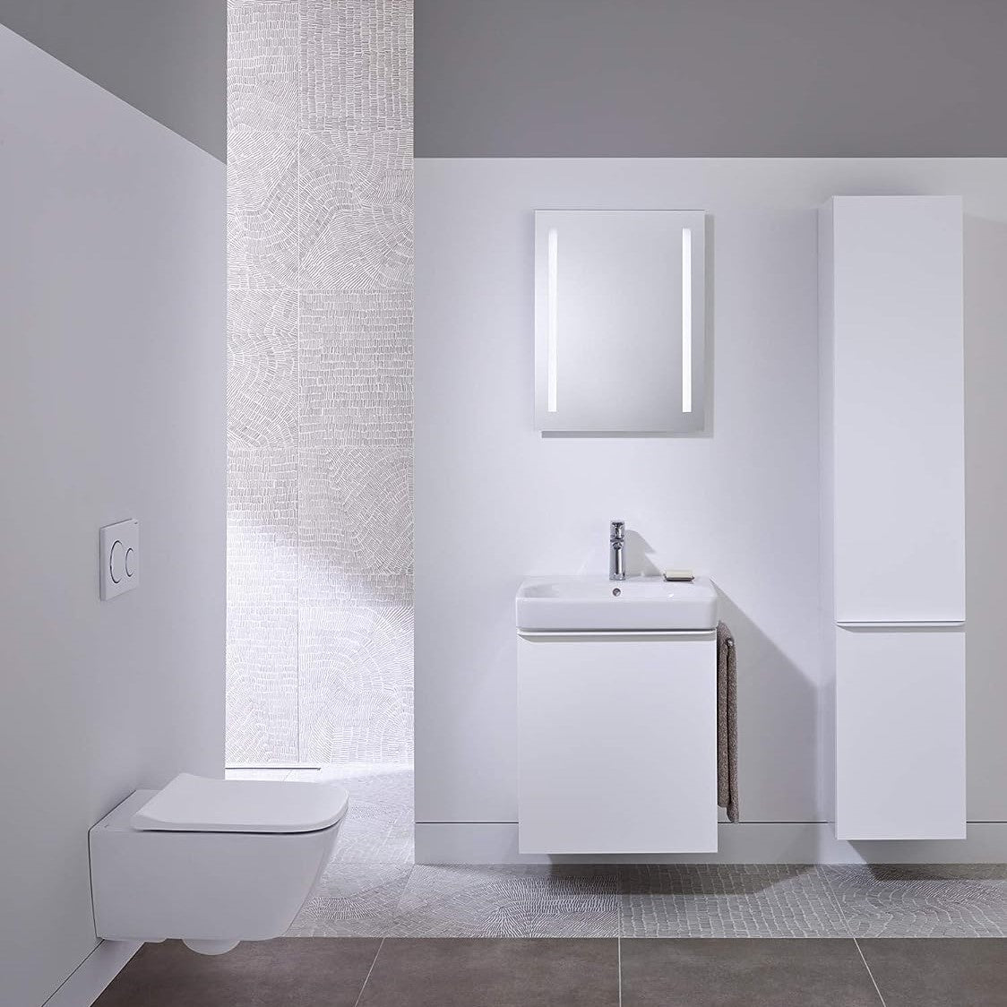 500.363.00.1 Geberit Smyle Square 49 x 40 cm desna izvedba omarica za umivalnik