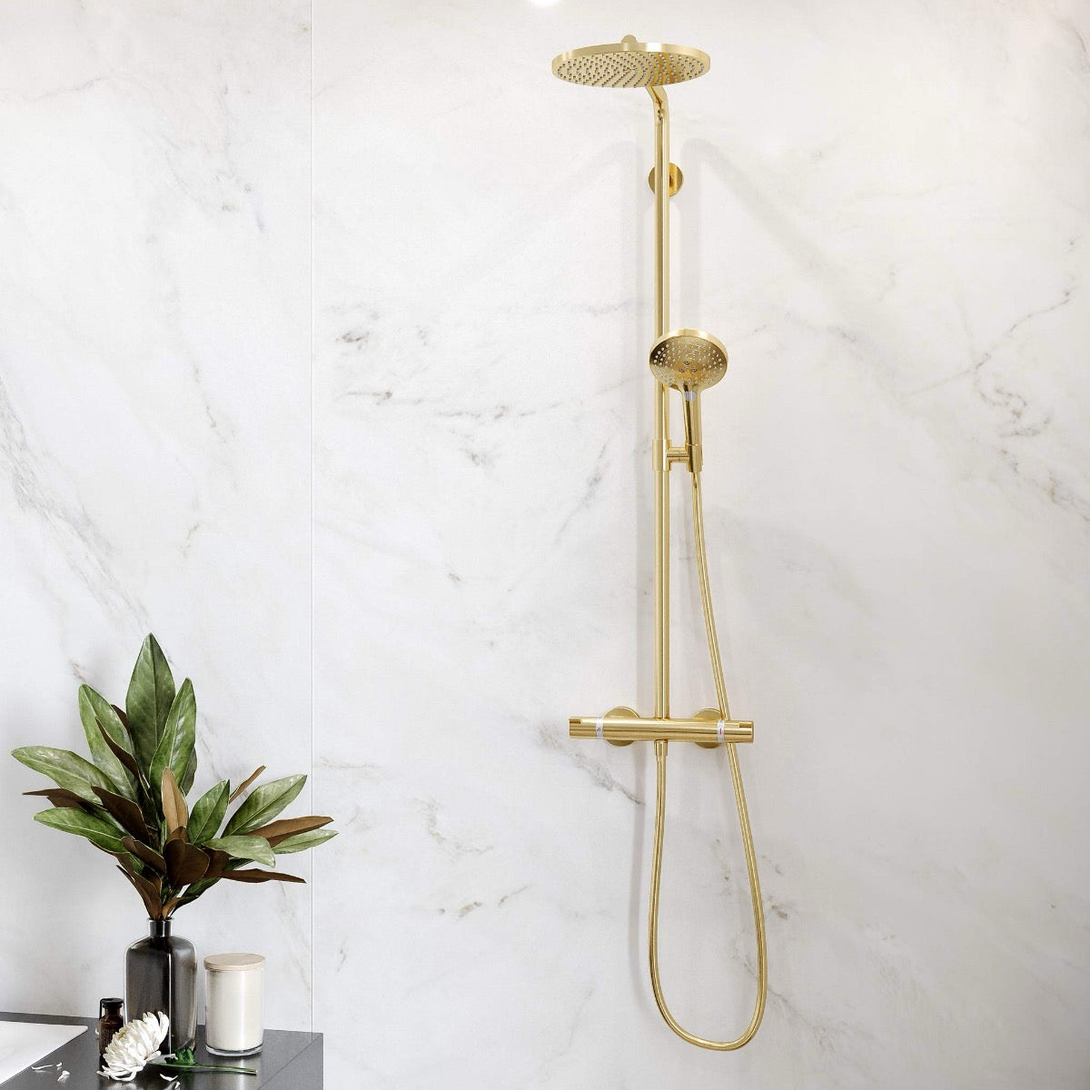 27633990 Hansgrohe Raindance Select S 240 1jet stenska termostatska armatura s tuš setom