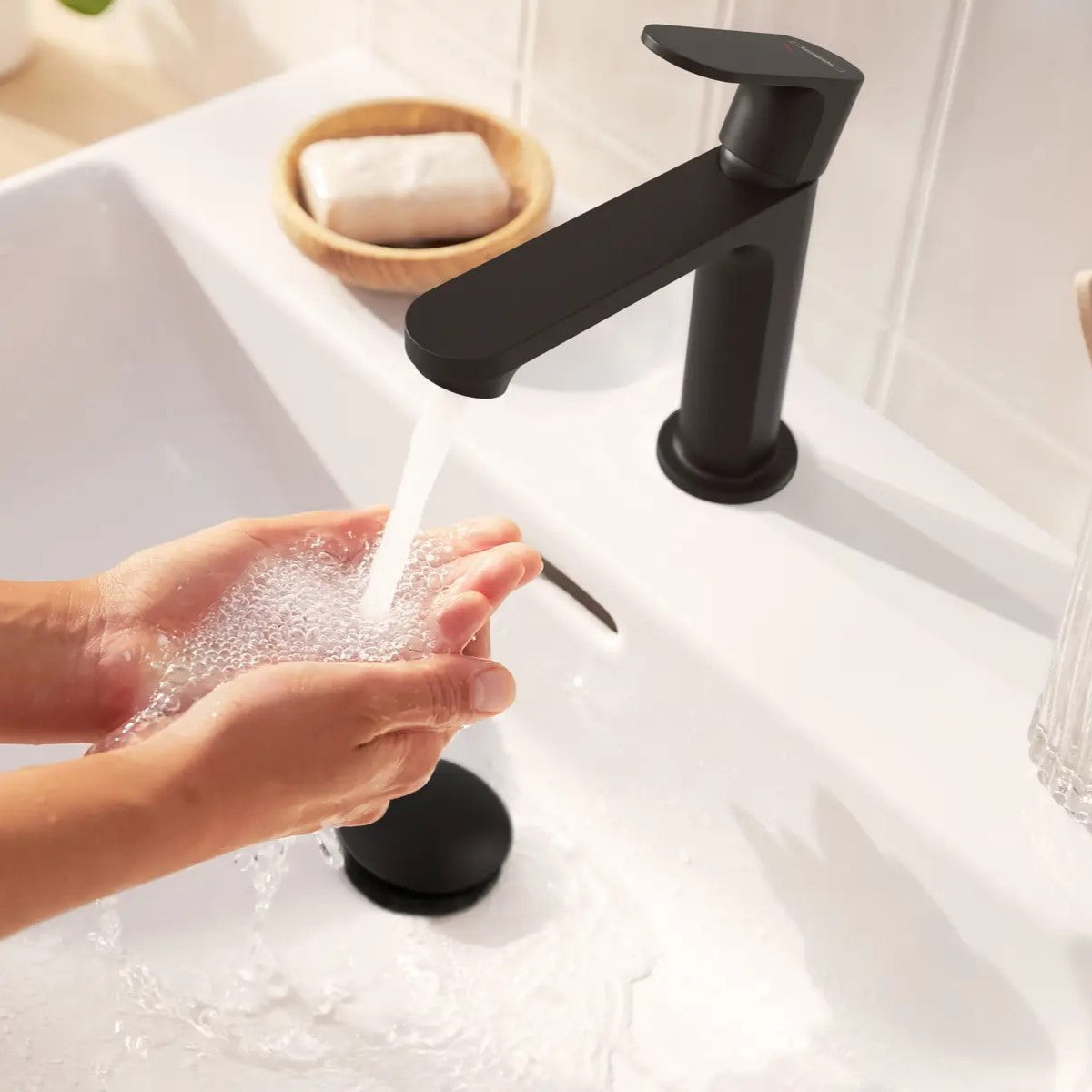 72215670 Hansgrohe Rebris S 110 armatura za umivalnik s higijenskim tuš setom