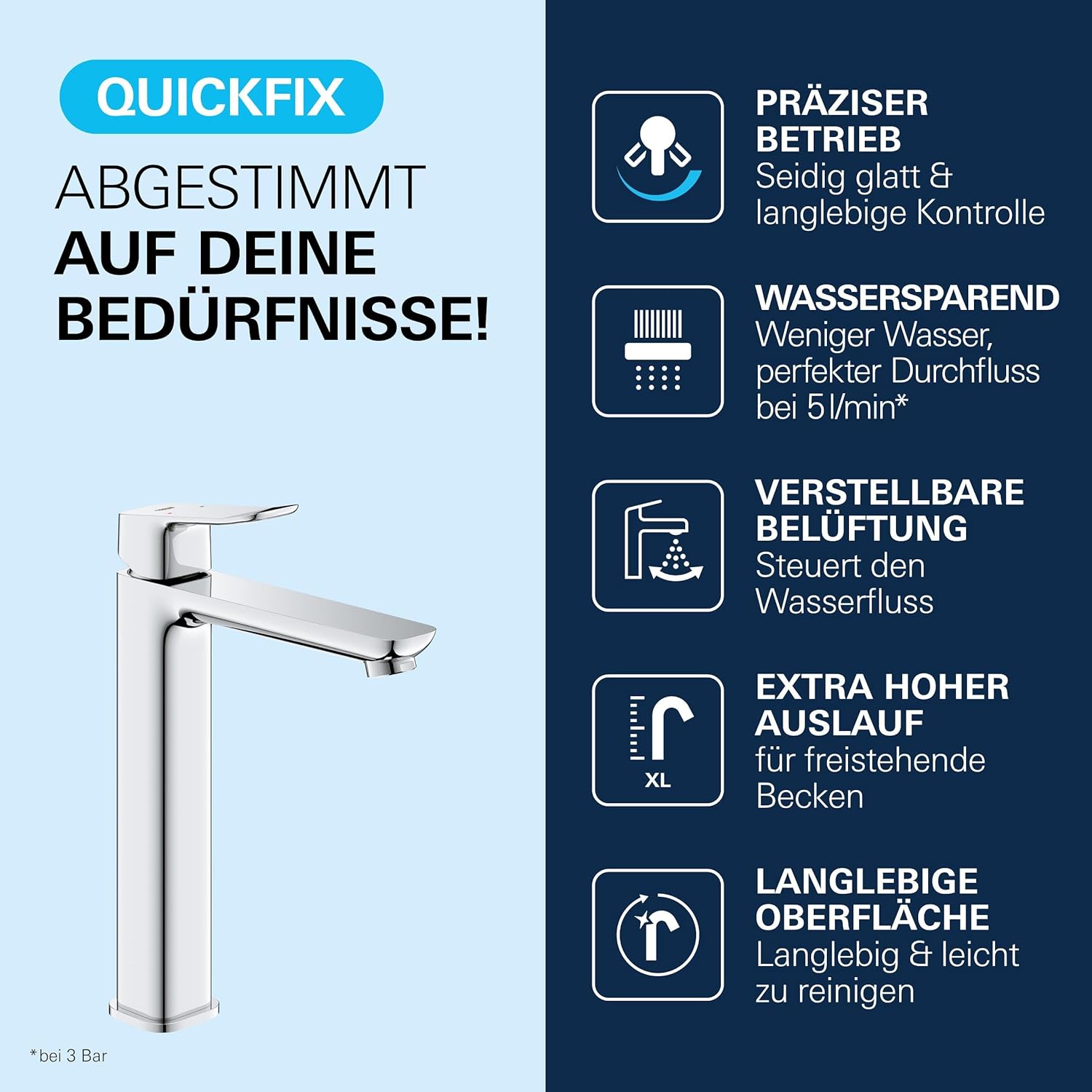 1018920000 Grohe Dice visoka armatura za umivalnik