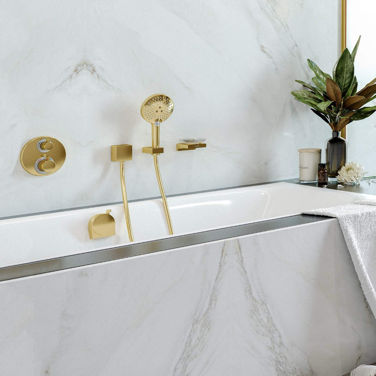 15758990 Hansgrohe Ecostat S termostatska pokrivna plošča