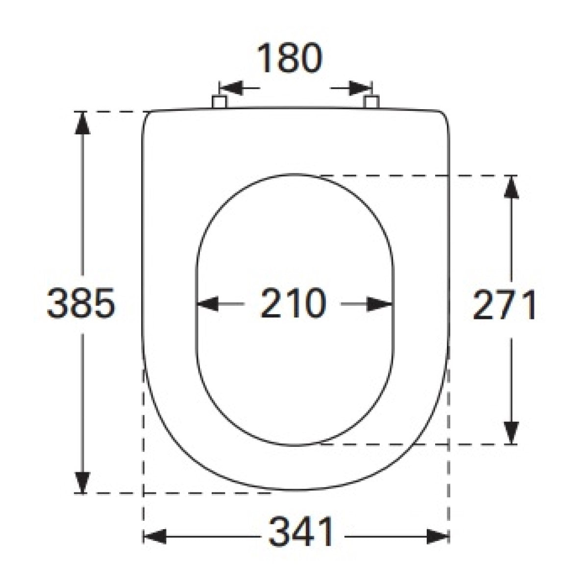 9M69S101 Villeroy & Boch Subway 2.0 Compact WC deska s počasnim zapiranjem "Soft Close" in "QuickRelease"