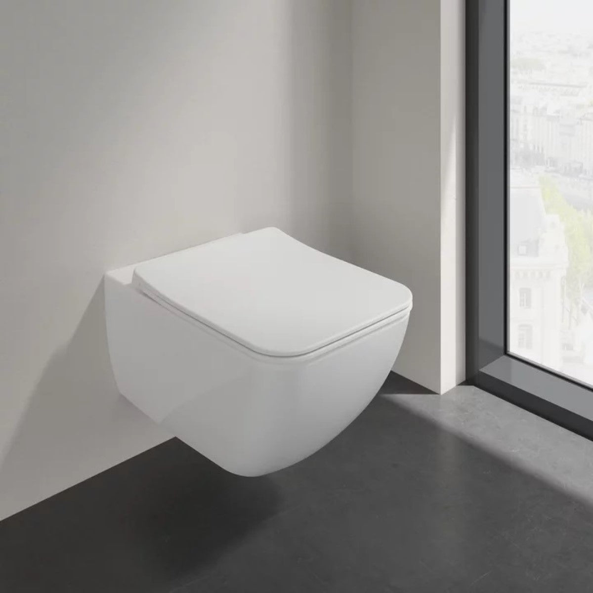 9M80S101 Villeroy & Boch Venticello tanka WC deska s počasnim zapiranjem "Soft Close" in "QuickRelease"