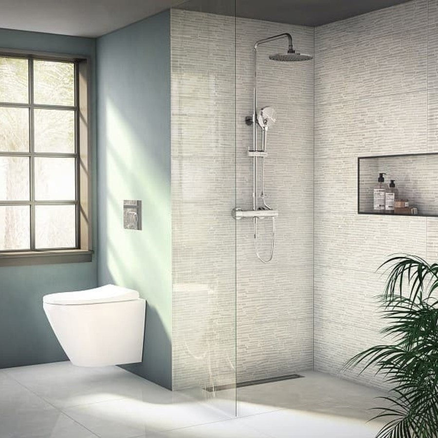 A47200EXP Vitra AquaHeat Joy 220 termostatska armatura s tuš setom