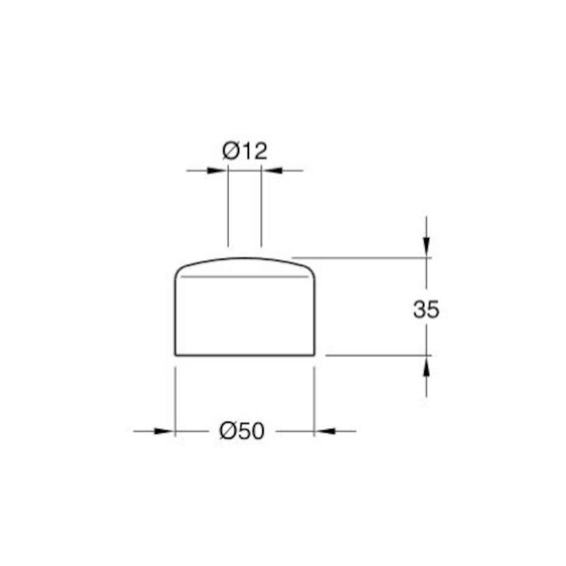 AC924 Silfra pokrov za cev za pisoar