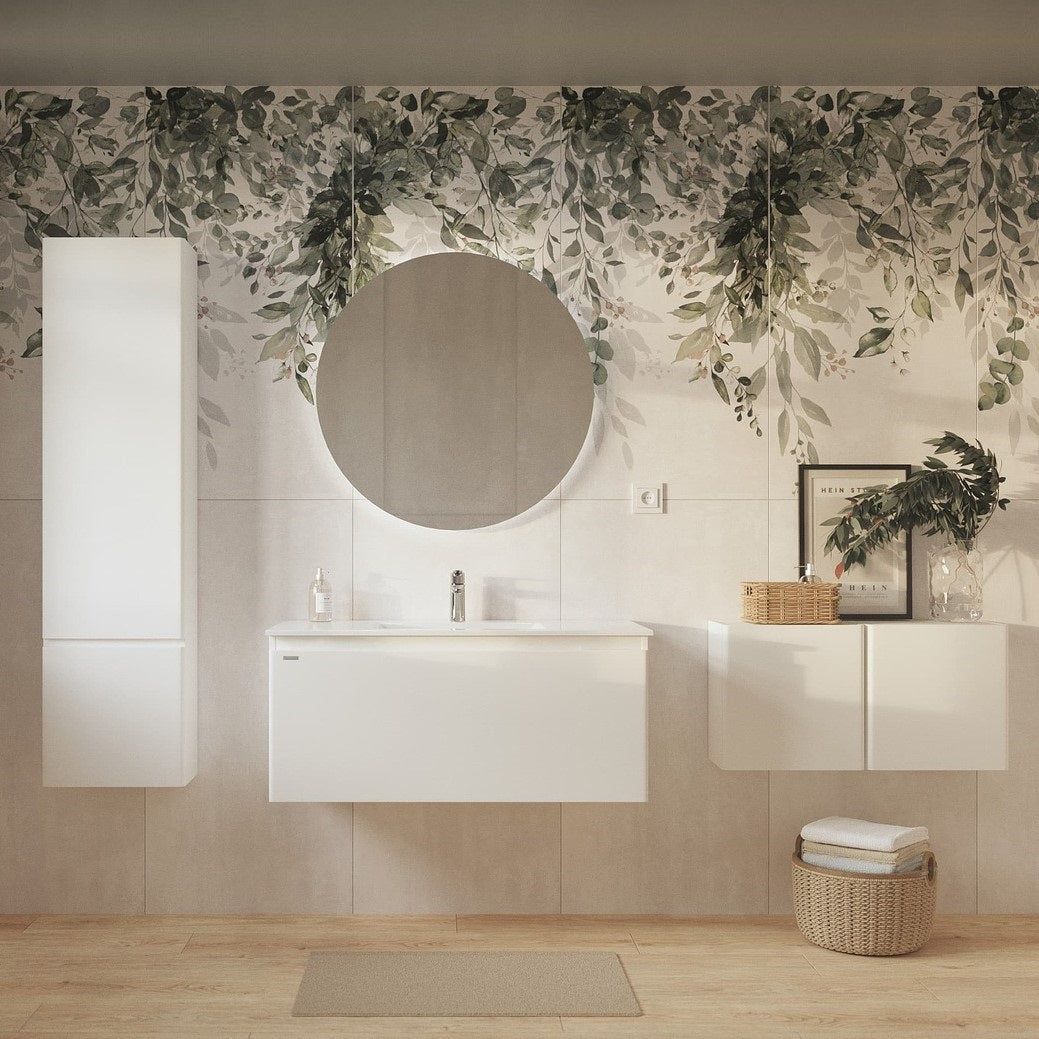 ANCONA2100DVB Naturel Ancona 100 x 46 cm umivalnik z omarico