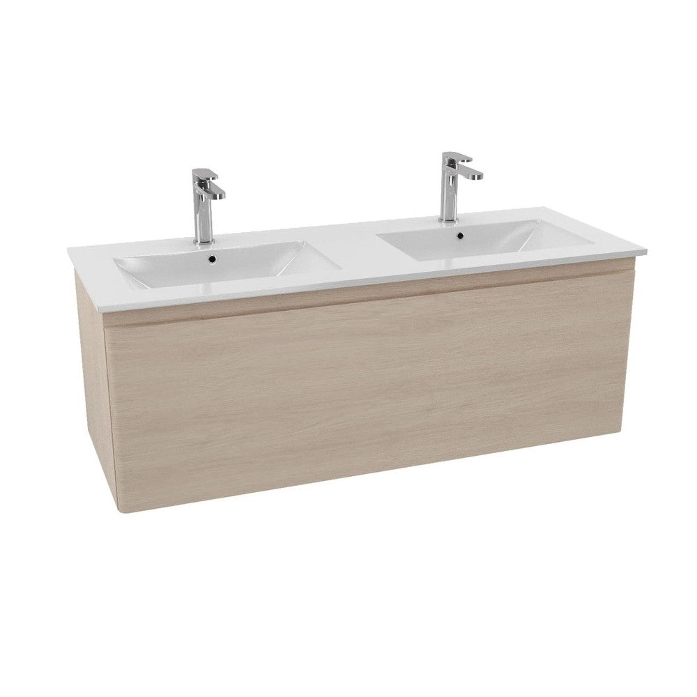 ANCONA2120DV Naturel Ancona 120 x 46 cm dvojni umivalnik z omarico