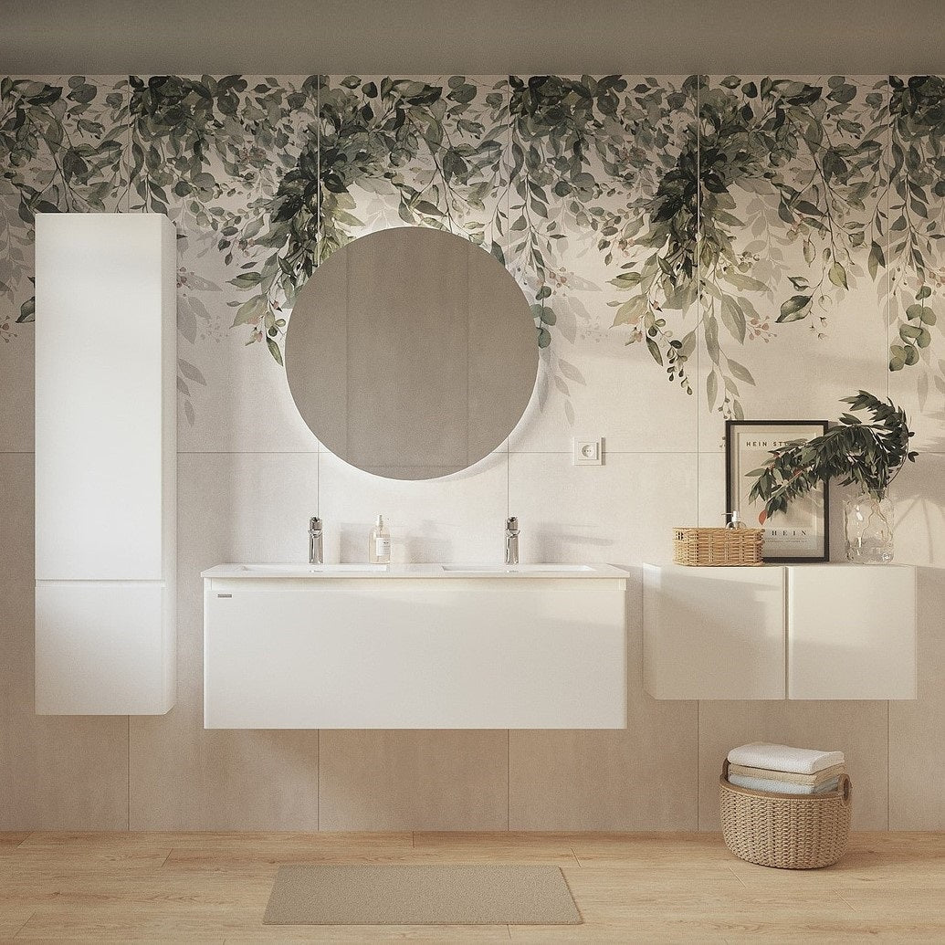 ANCONA2120DV Naturel Ancona 120 x 46 cm dvojni umivalnik z omarico
