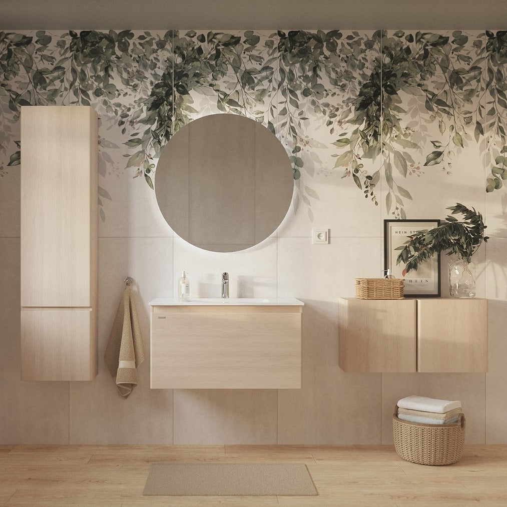 ANCONA290DV Naturel Ancona 90 x 46 cm umivalnik z omarico