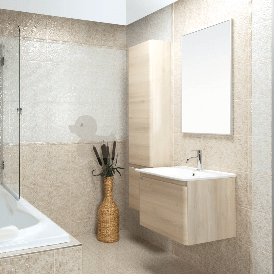 ANCONA275DV Naturel Ancona 75 x 46 cm umivalnik z omarico